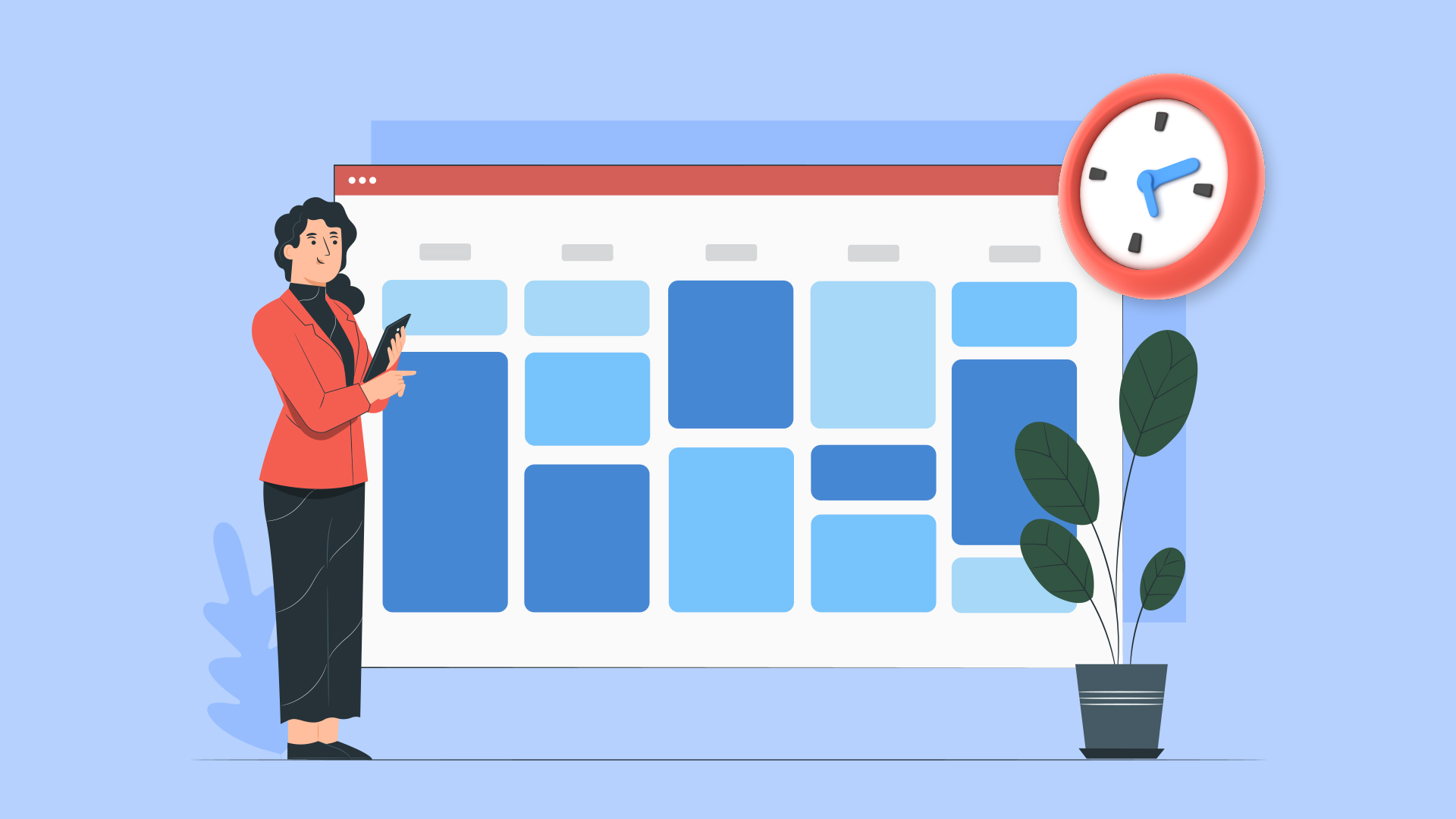 Time Blocking Visual Example Time Blocking Method: How It Can Boost Productivity| VirtualSpace